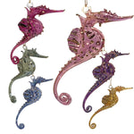 Glass Seahorse Ornament