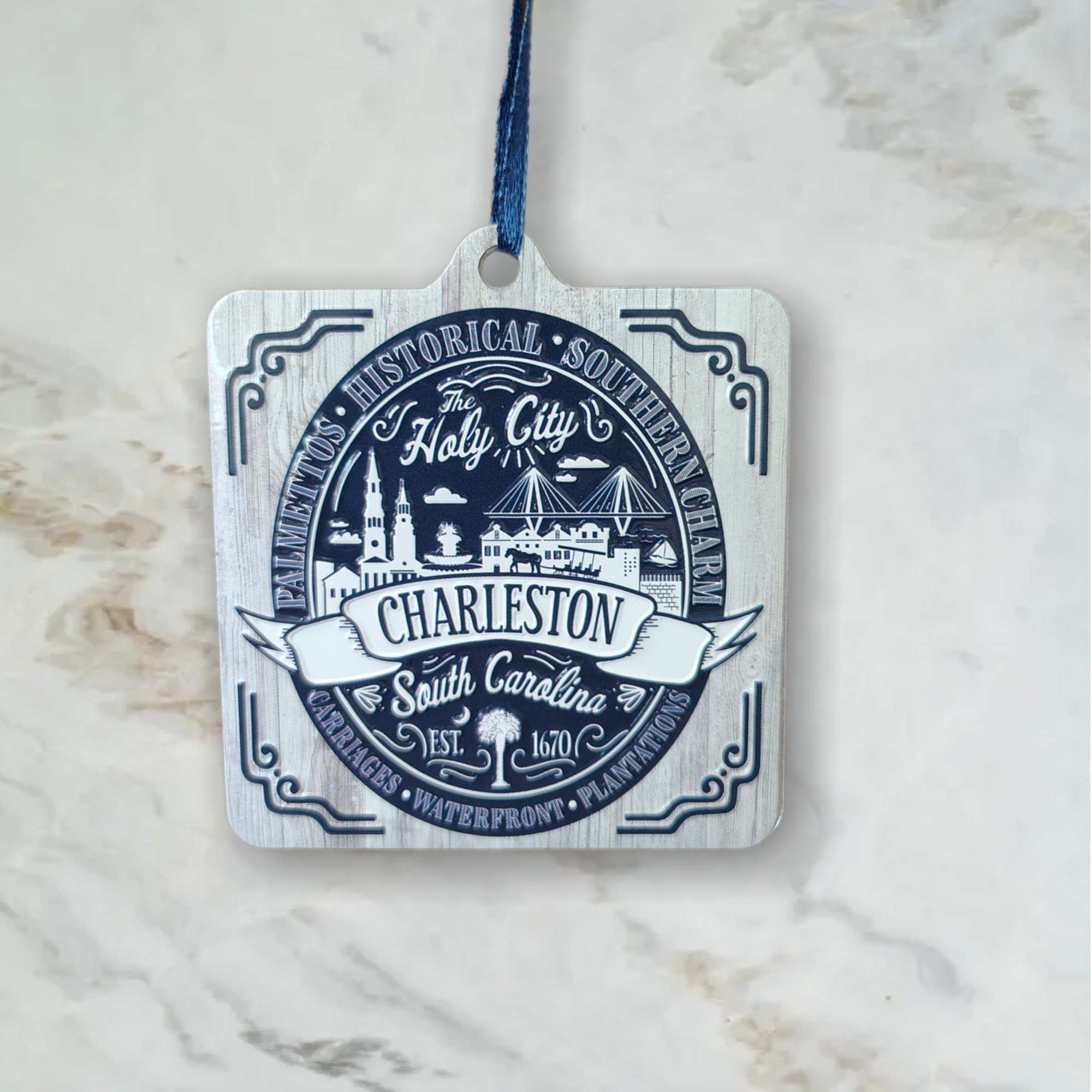 Holy City Metal Ornament