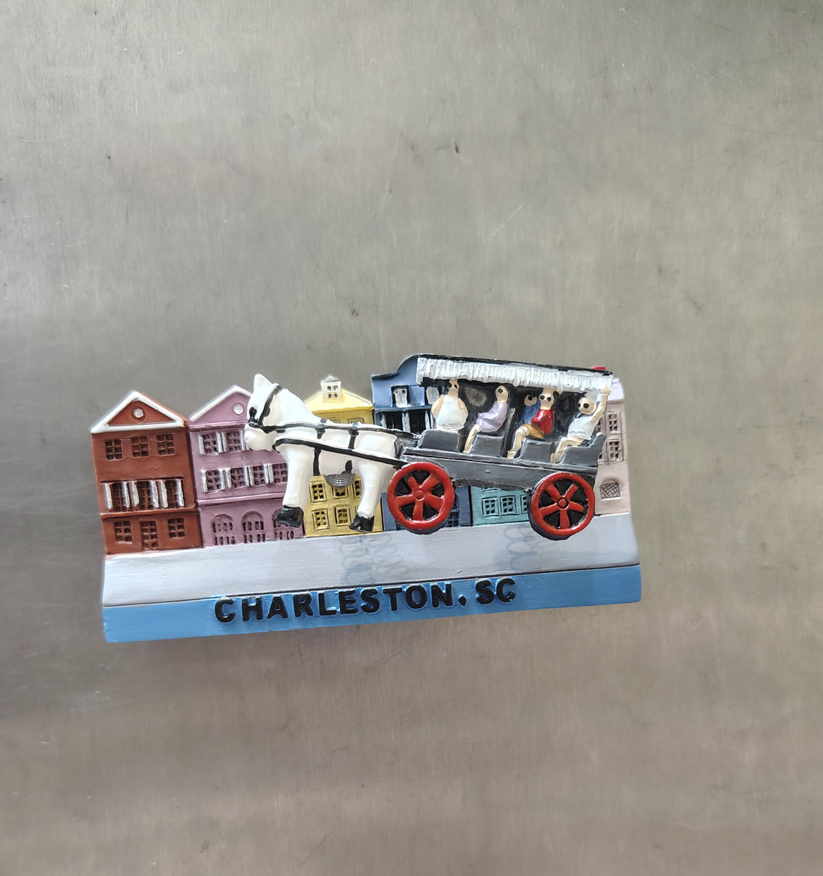 Rainbow Row with Wiggly Horse & Carriage