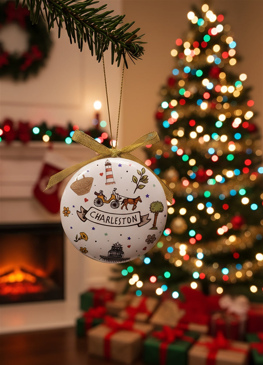Camper Doodle Ornament