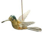 Hummingbird Glass Ornament