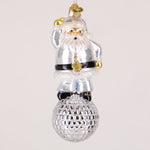 Disco Fever Santa Ornament