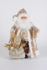 Lighted Sage Elegance Santa