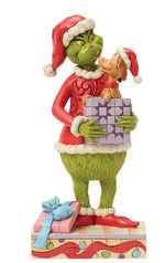 Grinch Holding Gift with Max