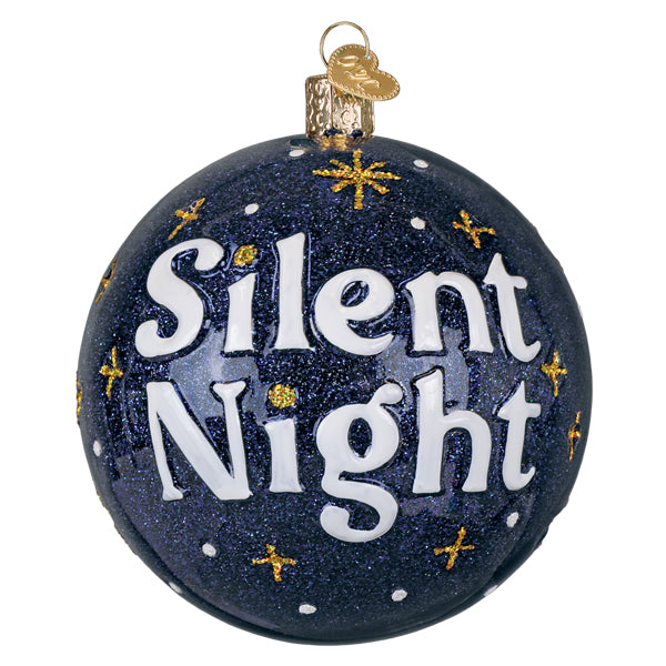 Silent Night Round Ornament