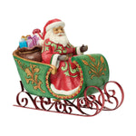 Santa Riding in Musical Sleigh Figure Special Edition