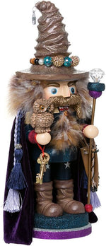15" Hollywood Brown Wizard Nutcracker