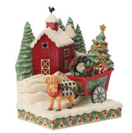 Highland Glen Barn Scene Fig