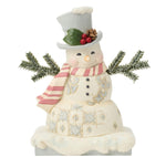 Woodland Snowman Top Hat Figure