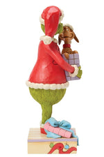 Grinch Holding Gift with Max