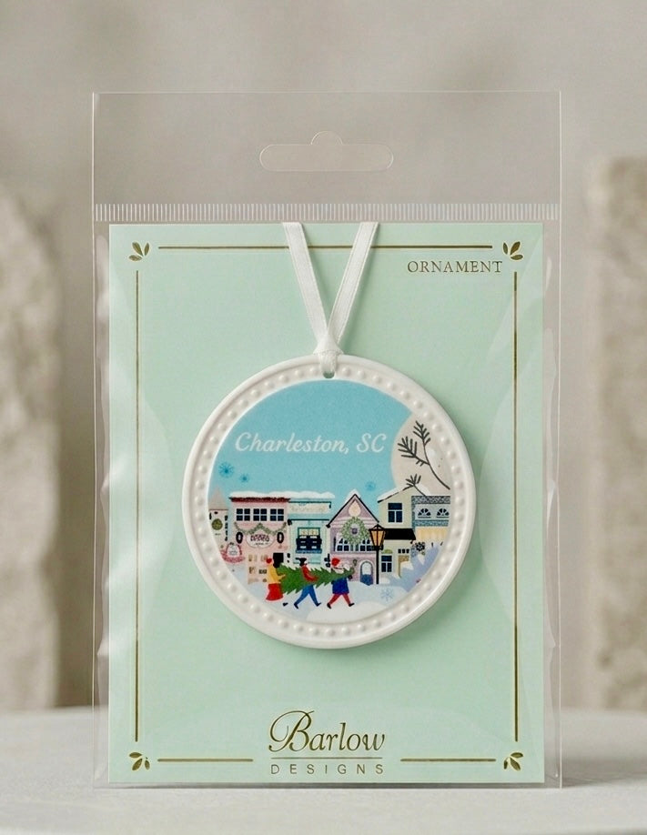 Ivy Orn Christmas Town Ornament