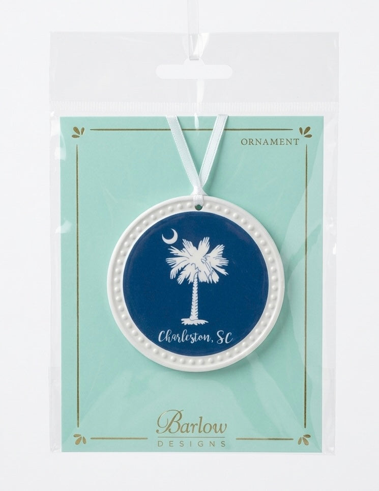 Ivy Orn South Carolina Flag Ornament