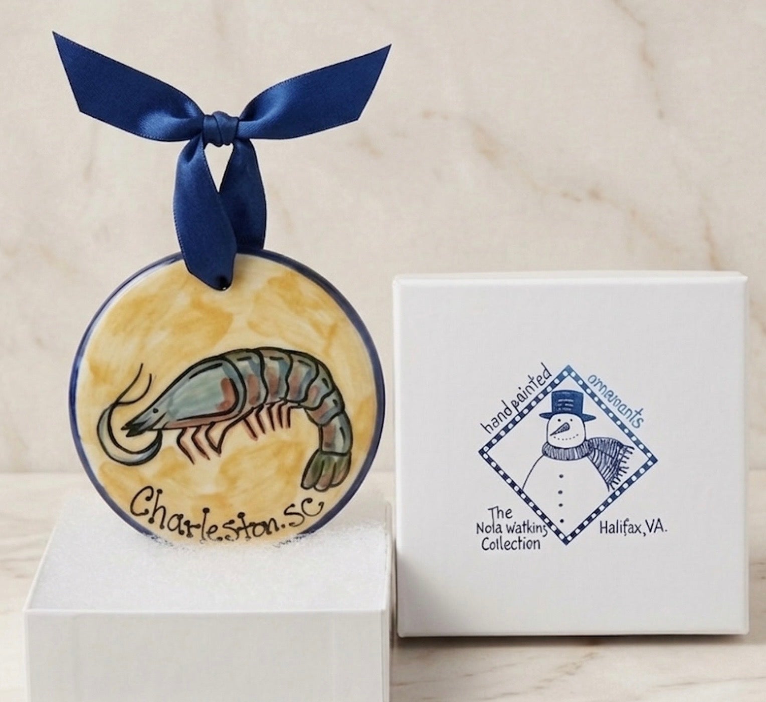 Shrimp Charleston Ornament