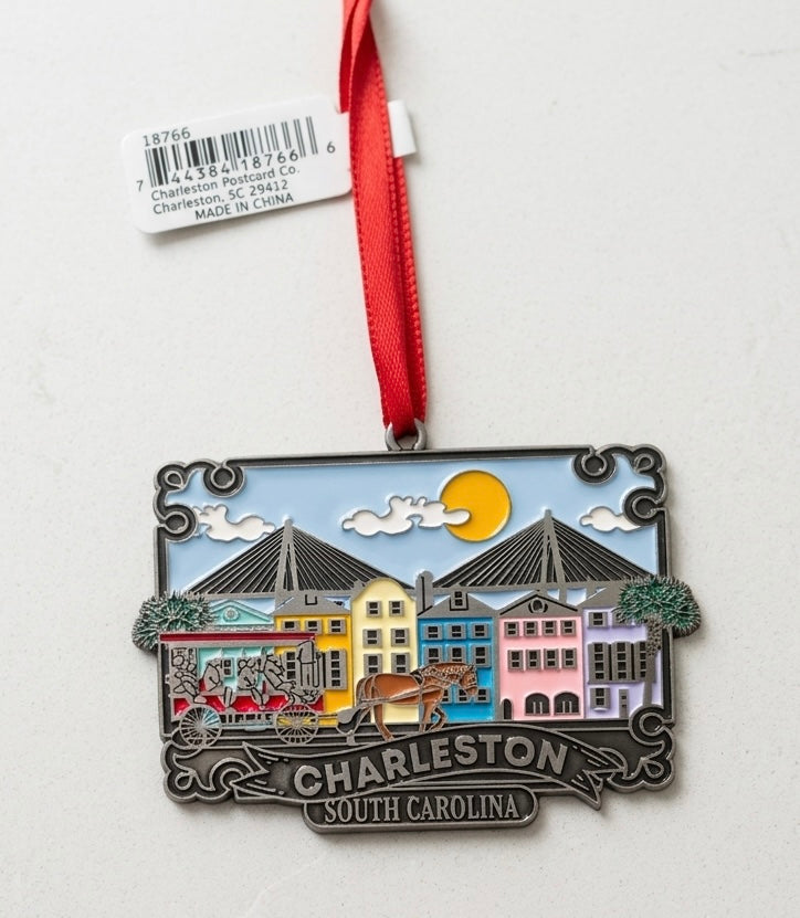 Skyline Pewter Ornament