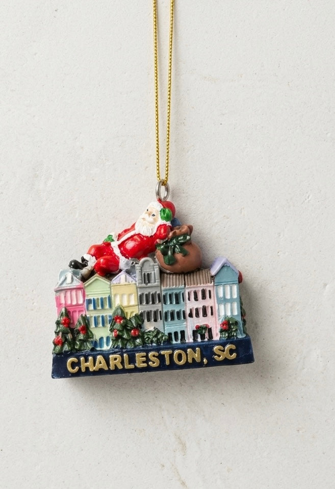 RR Santa Ornament