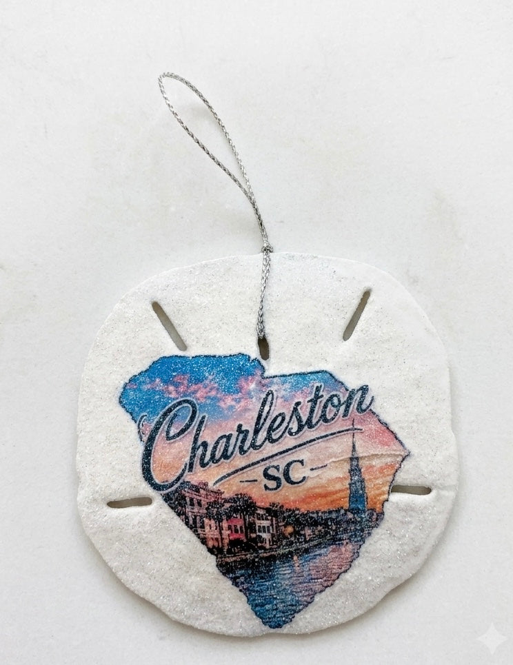Charleston, SC Sand Dollar Ornament