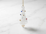 Green Tree Glass Ornament