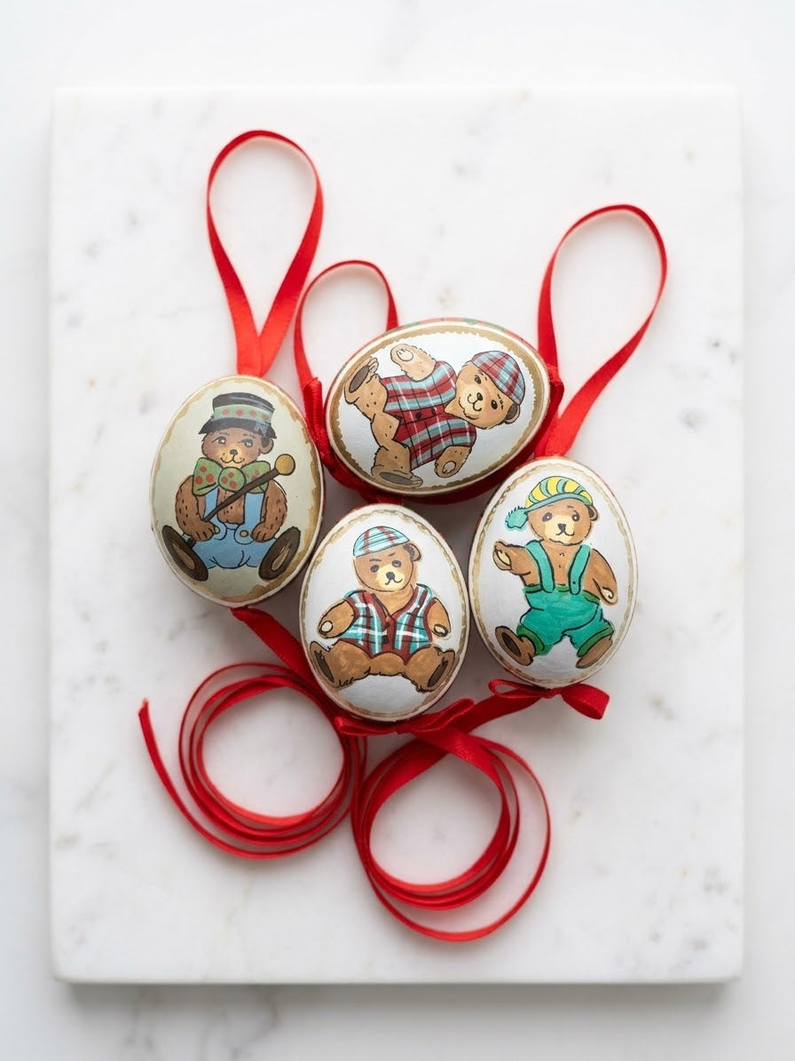 2073 Real Hand Painted Austrian Egg