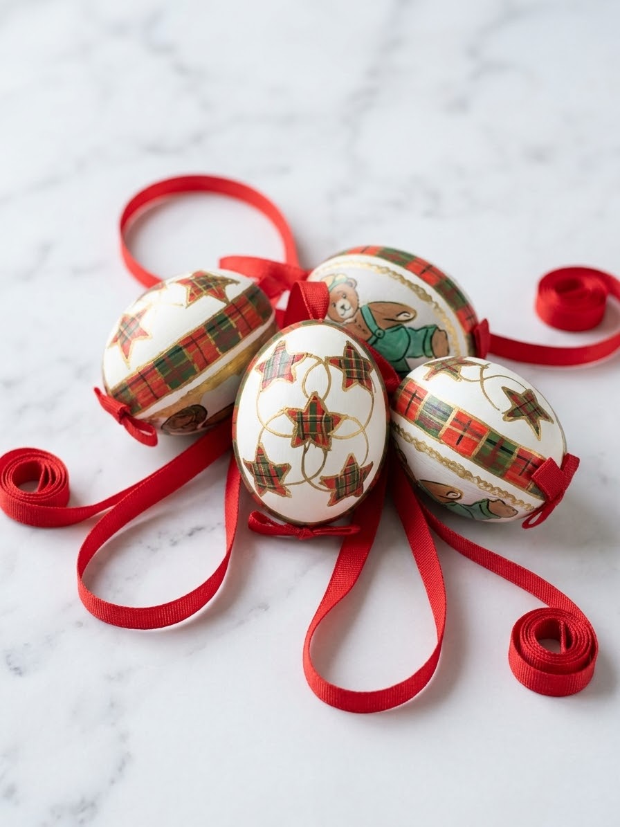2073 Real Hand Painted Austrian Egg