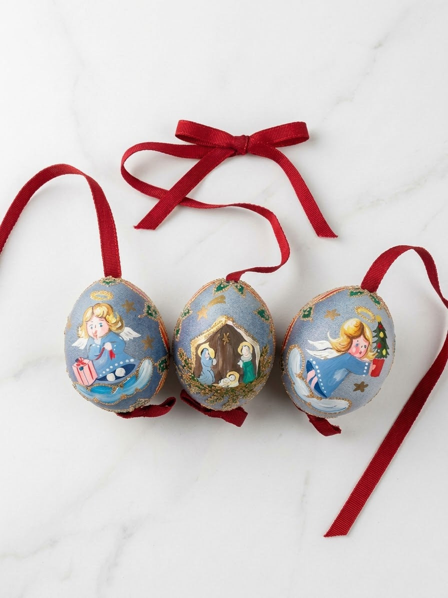 2154 Real Hand Painted Austrian Egg