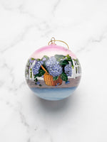 Bicycle Hydrangea Ornament