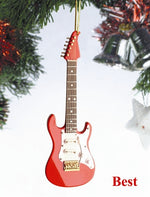 Red Electric Guitar Ornament