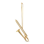 Gold Trombone Ornament