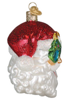 Christmas Tree Shades Santa Ornament