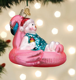 Pool Float Snowman Ornament