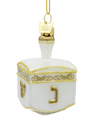 3.25" Nobel Gems Glass Dreidel Ornament