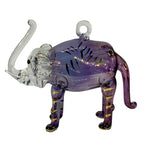 Glass Elephant Ornament