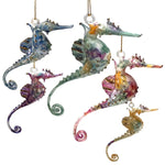 Glass Seahorse Ornament