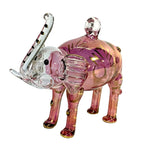 Glass Elephant Ornament