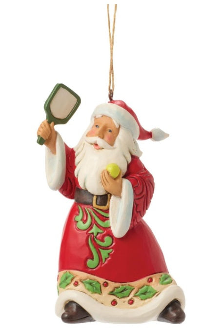 Jim Shore Pickleball Santa Ornament - Thumbnail 4