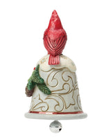 Cardinal Perched on Bell Pint