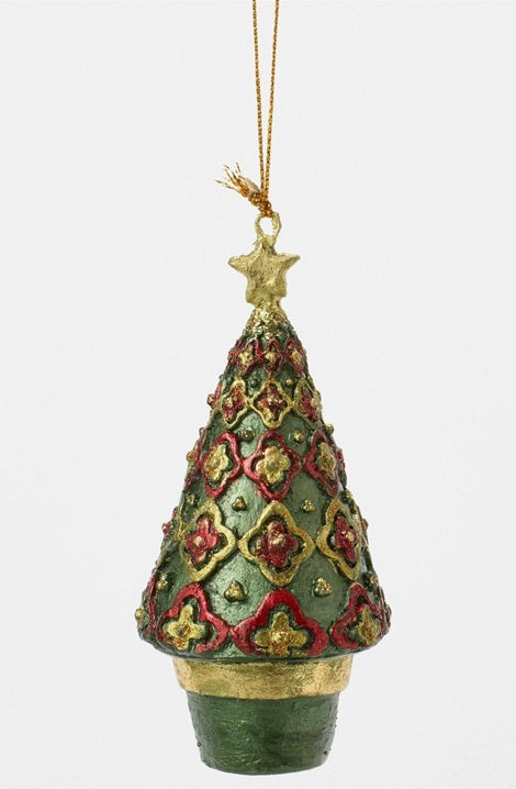 Conetree Green Ornament