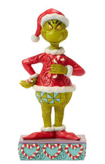 Grinch with Broken Candy Cane