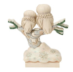 Woodland Owls on a Tree Figure