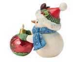 Snowman Ball Ornament Mini