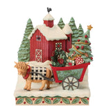 Highland Glen Barn Scene Fig