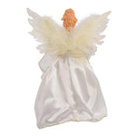 12" UL 10L Ivory and Gold Angel Tree Topper