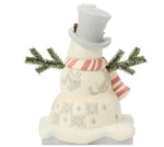 Woodland Snowman Top Hat Figure